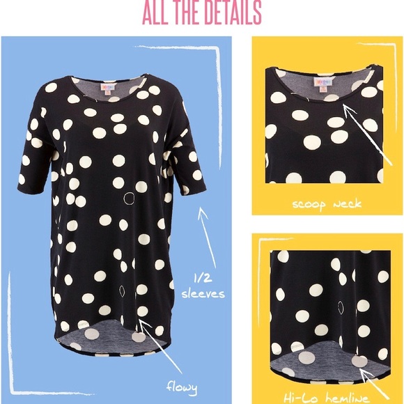 FINAL Price LulaRoe | Irma Tunic High Low Length - Picture 6 of 8